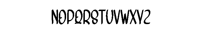 Beach Elysium Font LOWERCASE