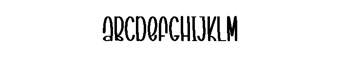 Beach Evening Font UPPERCASE