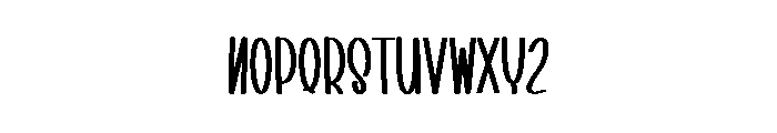 Beach Evening Font LOWERCASE