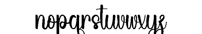 Beach Flashthick Font LOWERCASE
