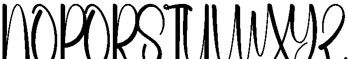 Beach Garitson Font UPPERCASE
