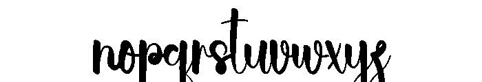 Beach Garitson Font LOWERCASE