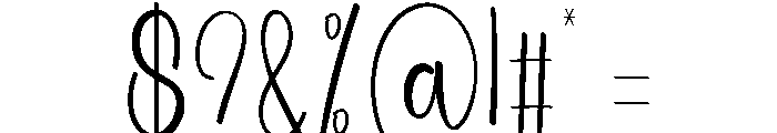 Beach Getaway Font OTHER CHARS