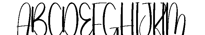 Beach Girlypop Font UPPERCASE