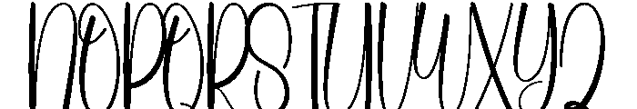 Beach Girlypop Font UPPERCASE