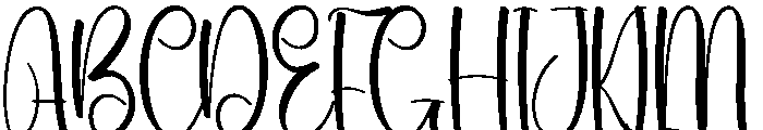 Beach Hamburg Font UPPERCASE