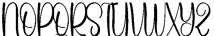 Beach Hamburg Font UPPERCASE