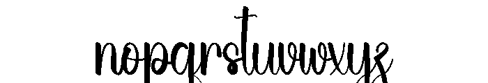 Beach Hamburg Font LOWERCASE