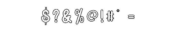 Beach Handmade Font OTHER CHARS