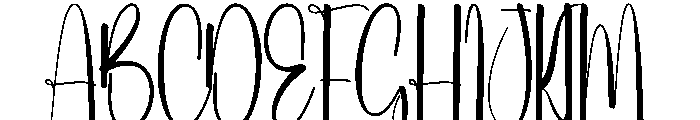 Beach Handsmart Font UPPERCASE