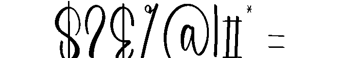 Beach Handyman Font OTHER CHARS