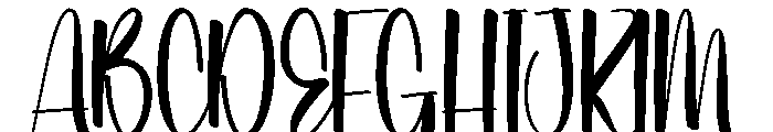 Beach Handyman Font UPPERCASE