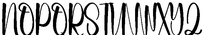 Beach Handyman Font UPPERCASE