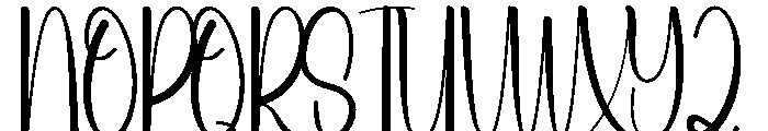 Beach Hastigton Font UPPERCASE