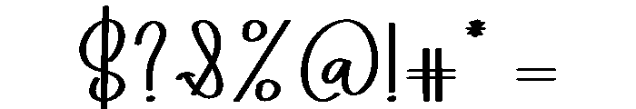 Beach Honeymoon Font OTHER CHARS
