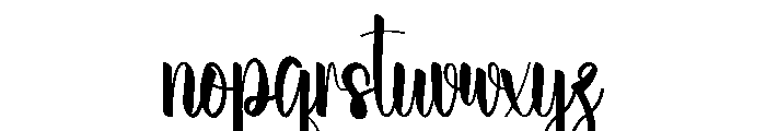 Beach Jenitalia Font LOWERCASE