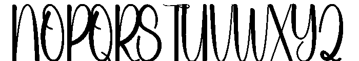 Beach Joyfully Font UPPERCASE