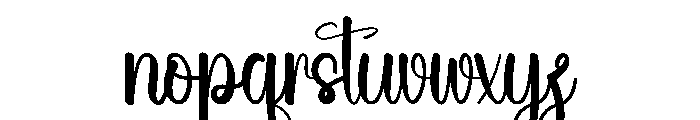 Beach Joyfully Font LOWERCASE