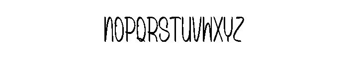 Beach Jubliant Font LOWERCASE