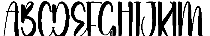 Beach Justime Font UPPERCASE