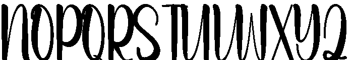 Beach Justime Font UPPERCASE