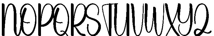 Beach Kindred Font UPPERCASE