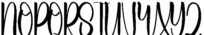 Beach Krayola Font UPPERCASE