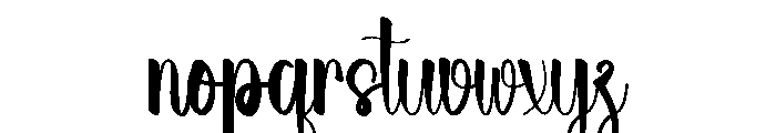 Beach Krayola Font LOWERCASE