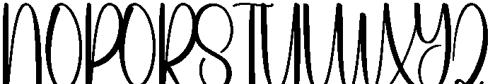 Beach Legacy Font UPPERCASE