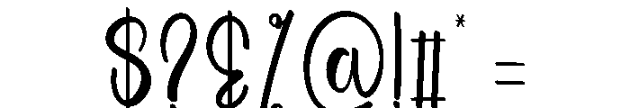 Beach Luxury Font OTHER CHARS