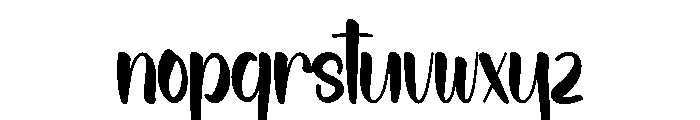 Beach Luxury Font LOWERCASE