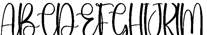 Beach Malibuthink Font UPPERCASE