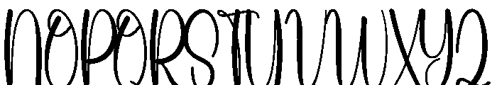 Beach Malibuthink Font UPPERCASE