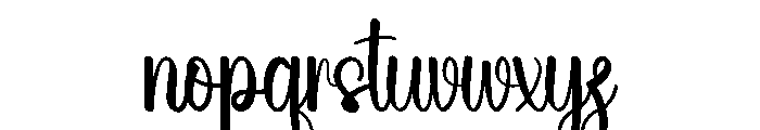 Beach Malibuthink Font LOWERCASE