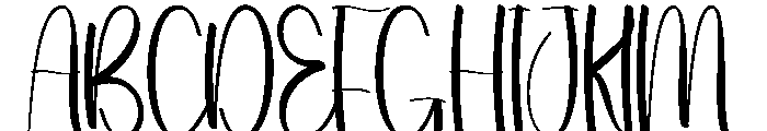 Beach Marita Font UPPERCASE