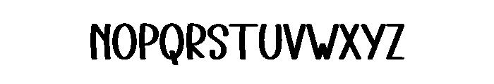 Beach Marking Font LOWERCASE