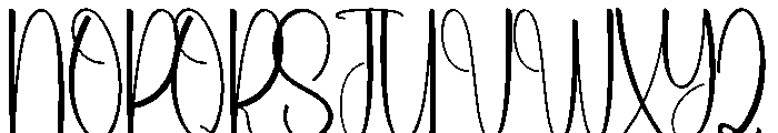Beach Midnight Font UPPERCASE