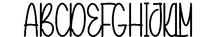 Beach Military Font UPPERCASE
