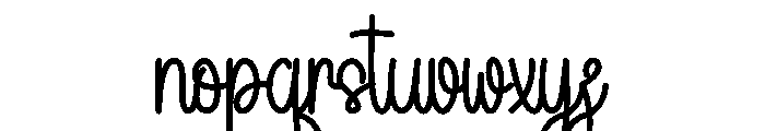 Beach Military Font LOWERCASE
