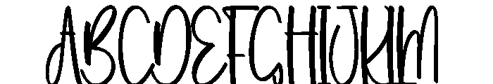 Beach Moonsthik Font UPPERCASE
