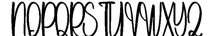 Beach Moonsthik Font UPPERCASE
