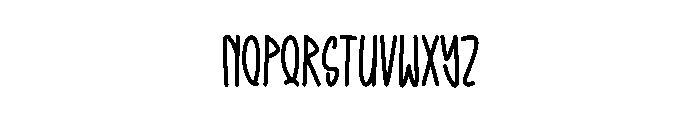 Beach Musicaly Font LOWERCASE
