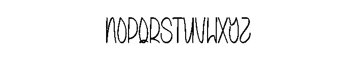 Beach Naruko Font UPPERCASE