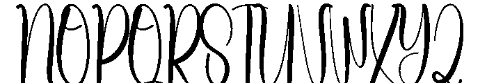 Beach Netherlands Font UPPERCASE