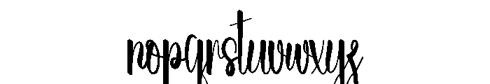 Beach Netherlands Font LOWERCASE