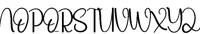 Beach Newyear Font UPPERCASE