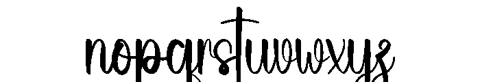 Beach Nightride Font LOWERCASE