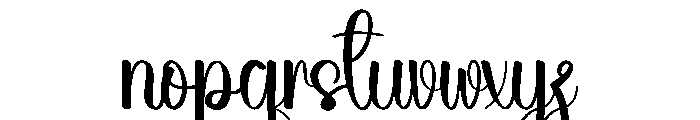 Beach Nights Font LOWERCASE