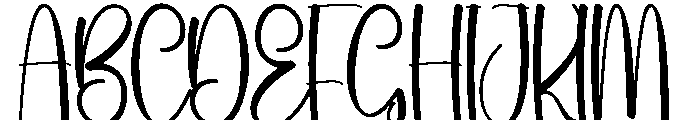 Beach Ourstory Font UPPERCASE