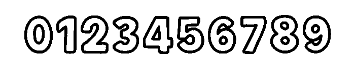 Beach Outline Regular Font OTHER CHARS